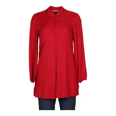 Emporio Armani Blouse - Large Red Viscose
