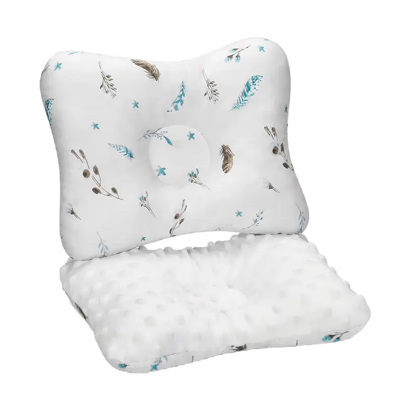 Unisex Baby Pillow, Hypoallergenic Airmesh Breathable Cool Cotton, Control Sweat, Ideal for Travel, Small, Car, Travel, Multi...