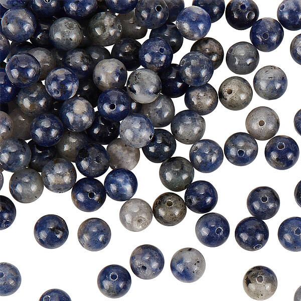 4 Strands Natural Sodalite Beads Strands