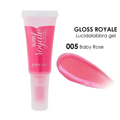 Bella oggi gloss Royale gel lip gloss with royal jelly baby rose 005