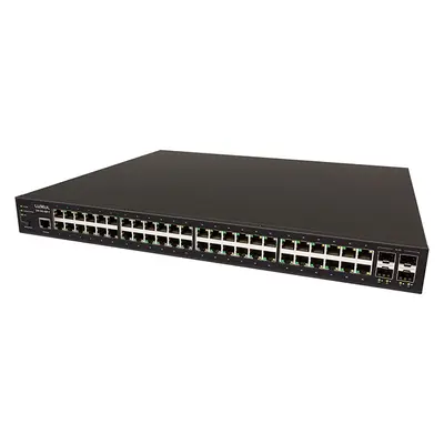 SW-510-48P-F Luxul 48-Ports Gigabit Ethernet PoE+ with 4x SFP Ports L2 L3 Supported Managed Switch