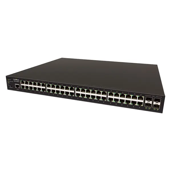 SW-510-48P-F Luxul 48-Ports Gigabit Ethernet PoE+ with 4x SFP Ports L2 L3 Supported Managed Switch