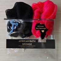 2 PCS Authentic African Exfoliating Net Bath Sponge