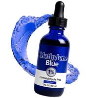Methylene Blue Pharmaceutical Grade 2oz– USP Grade 1% Solution with Balanced Electrolyte SolutionThird-Party Tested Brain H...