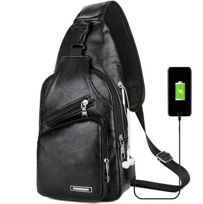 Anti-Theft USB Charging Travel Chest Bag – Sling & Crossbody Backpack