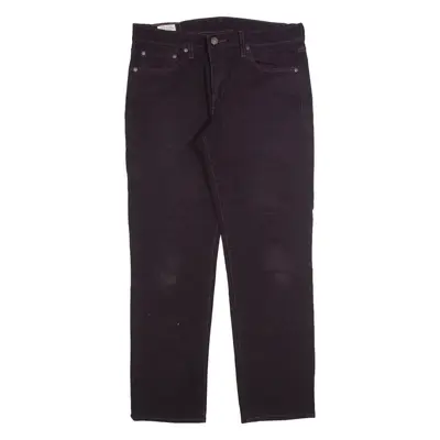 LEVI'S 511 Mens Trousers Purple Slim Straight W33 L30