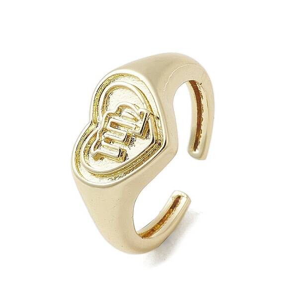Brass Adjustable Open Rings