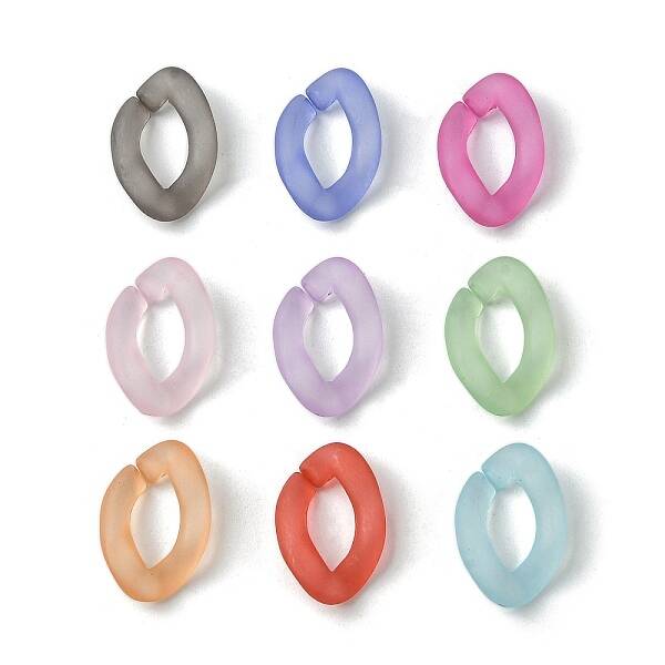 Transparent Frosted Acrylic Linking Rings