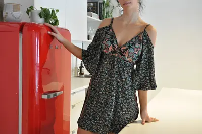 Beach Comber Romper - Eco Couture | Size: S/M | Color: Brights