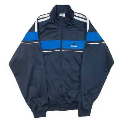 ADIDAS Mens Track Jacket Blue M