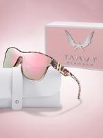 Women's Fashion Leopard Pattern Styling Sunglasses, Trendy Casual Tinted Lens Tortoiseshell Sunglasses for Everyday Use, Fash...