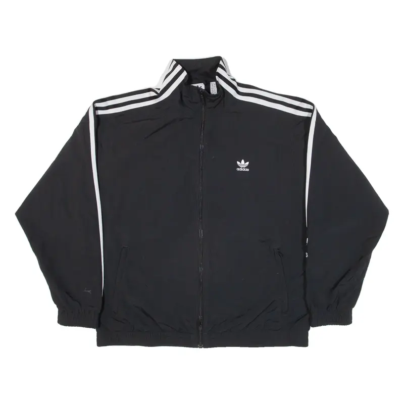ADIDAS Womens Track Jacket Black UK 16
