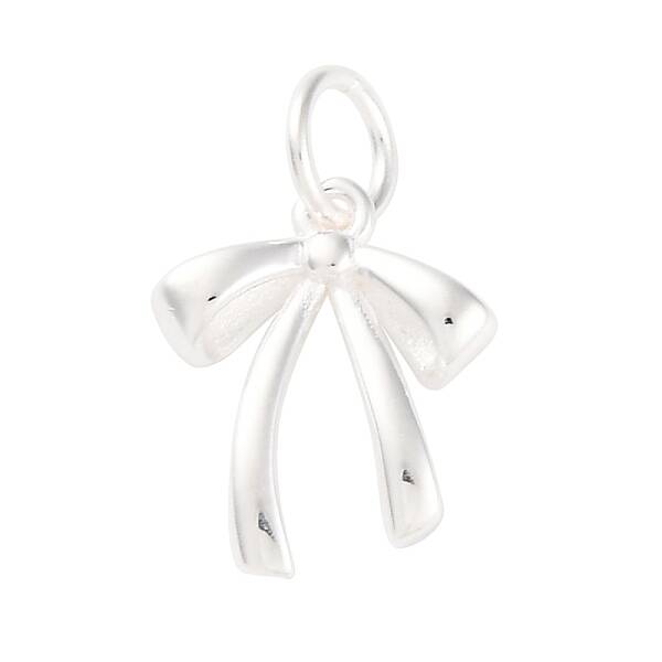 925 Sterling Silver Bowknot Charms