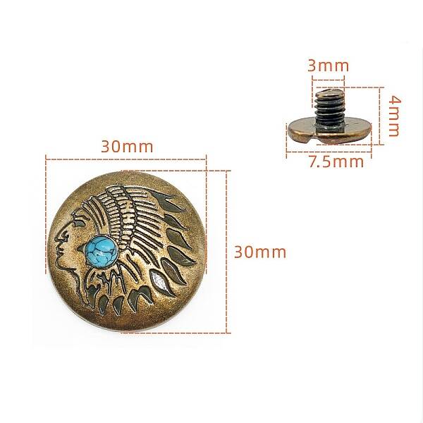 Alloy Decorative Buttons