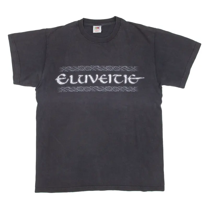FRUIT OF THE LOOM Eluveitie Mens T-Shirt Grey M