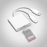 SD Card Reader for iPhone, 128G Card Reader, Summer Memory Card Reader with TF Card Camera Adapter, Plug & Play Trail Game Di...