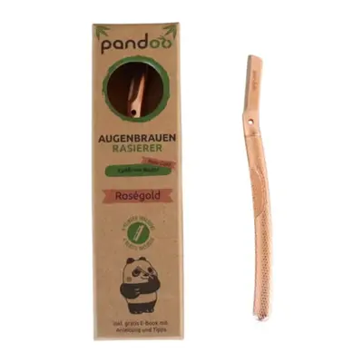 Pandoo Eyebrow Razor, Rose Gold