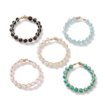 Glass Beads Finger Ring