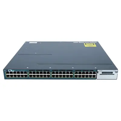 WS-C3560X-48P-S2 Cisco Catalyst 3560 Series 3560X-48P 48 x RJ-45 Ports PoE 10/100/1000Base-T Layer 3 Managed 1U Rack-mountabl...