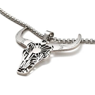 Non-Tarnish 201 Stainless Steel Pendant Necklaces