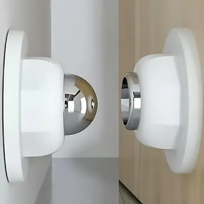 Magnetic Door Stopper, Wall Mounted Door Stopper, Easy To Install Door Stopper, Door Hardware for Home, Office, Hotel