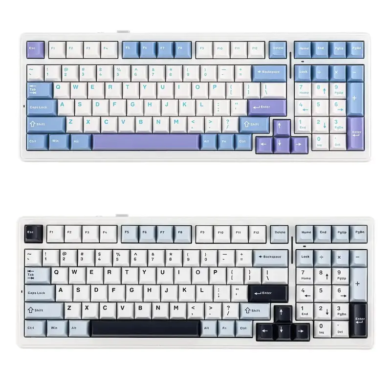 AULA F99 Wireless Keyboard, 3 Modes 2.4G Wireless Bluetooth-compatible Mechanical Gaming Keyboard, RGB Backlight Keyboard for...