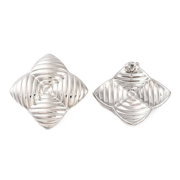 Tarnish Resistant Ion Plating(IP) 304 Stainless Steel Stud Earrings