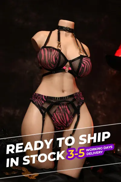 Selena: 32LB Best Silicone Sex Torso Doll With Gel Breast Big Boobs