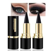 2 Pcs Black Gel Eyeliner Easy To Use Matte Waterproof Eye Liner Pencils Eye Black Eyeshadow Stick Makeup Eye Liner Against Wa...