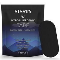 SISSTY Mouth Tape for sleeping, one month supply, mouth tape, black, gentle, adhesion & 35 Strips, sports accessories, Anti S...