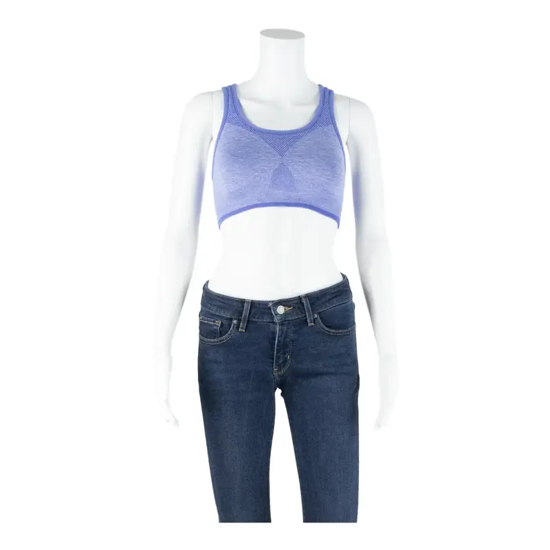 M&S Womens Sports Vest Blue Sleeveless M