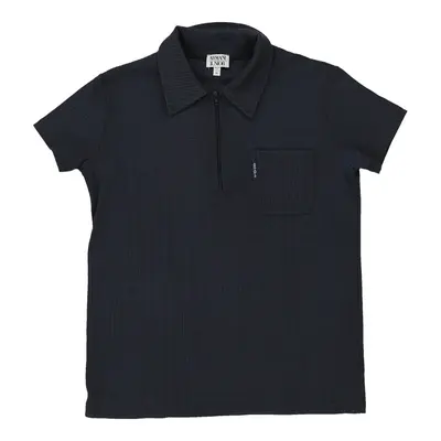 Age 14 Armani Polo Shirt - XL Blue Nylon | Size: x-large