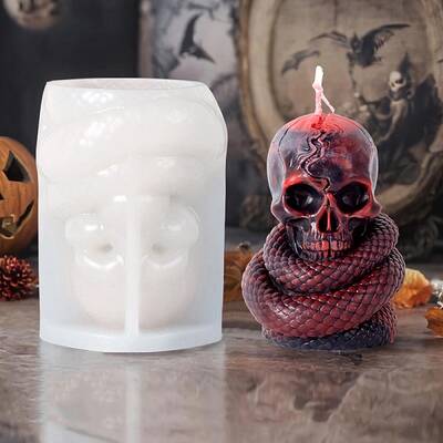 Skull DIY Silicone Candle Molds