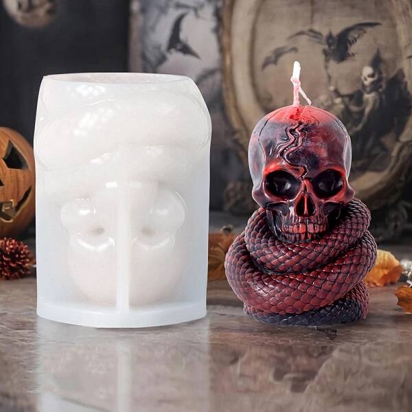Skull DIY Silicone Candle Molds