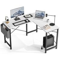L Shaped Desk - Computer Desk Corner Desks Gaming  PC Table with CPU Stand Side Bag for Home Office Dorm Sturdy Writing Works...