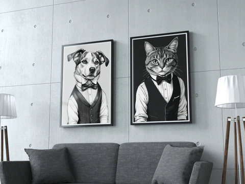 Sophisticated Tails - Cat and Dog