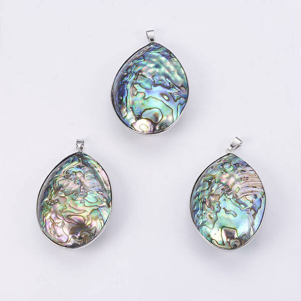 Abalone Shell/Paua Shell Big Pendants