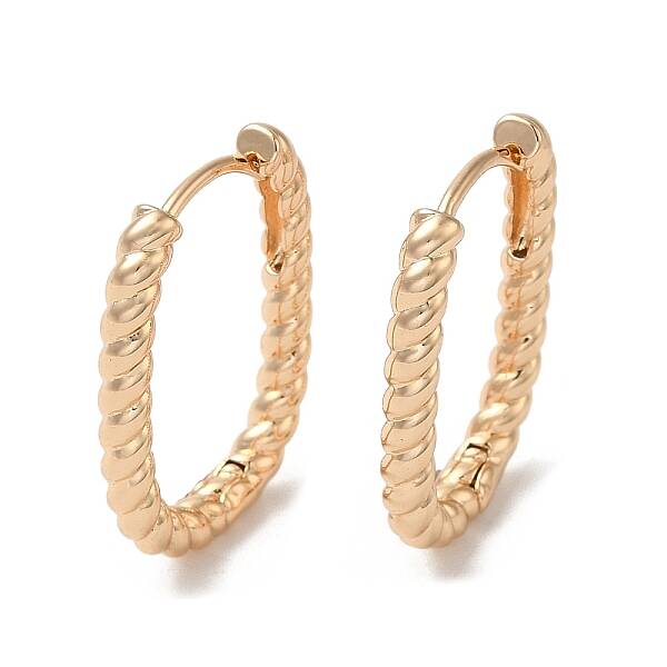 Brass Hoop Earrings for Women