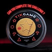 Dalgona Cookie Challenge -  Squid Games Candy - 2 Cookies Per Tin - Snack Korean Traditional