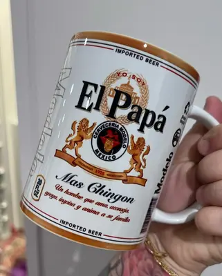 El Papa Mas Chingon Mug /Dad Mug Bad A**- High-Quality Ceramic Drinkware for Hot Beverages coffee