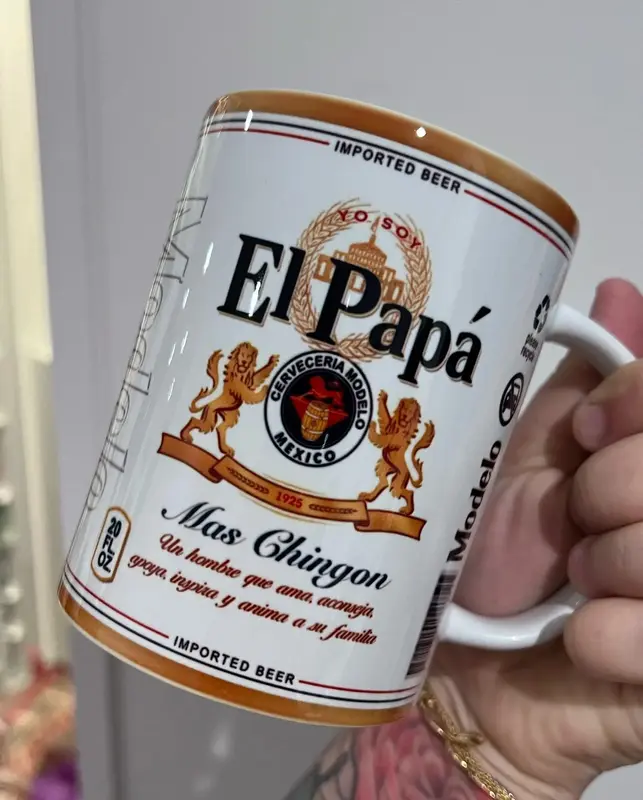 El Papa Mas Chingon Mug /Dad Mug Bad A**- High-Quality Ceramic Drinkware for Hot Beverages coffee