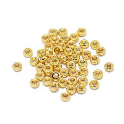 Rack Plating Brass Spacer Beads