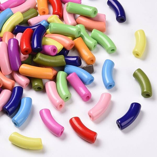 Opaque Acrylic Beads