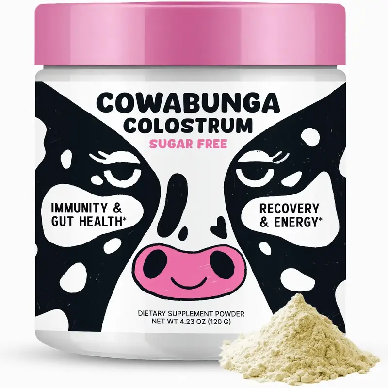 SonoHealth Cowabunga Colostrum - Premium Pure & Unaltered Colostrum Powder Supplement - for Immune Support, Gut Health, Muscl...
