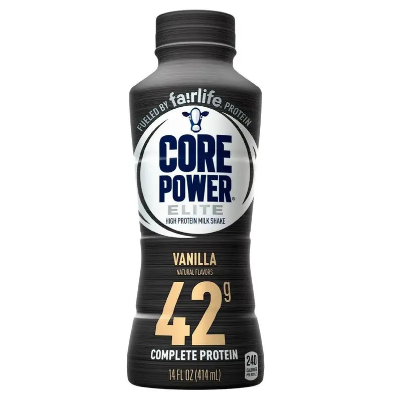 Core Power Elite High Protein, 42g Protein, Milk Shake, VANILLA, 14 oz (Pack of 12)