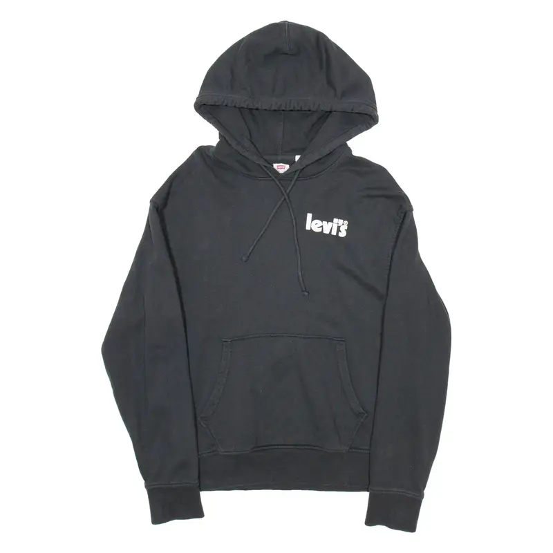 LEVI'S Mens Black Hoodie XS