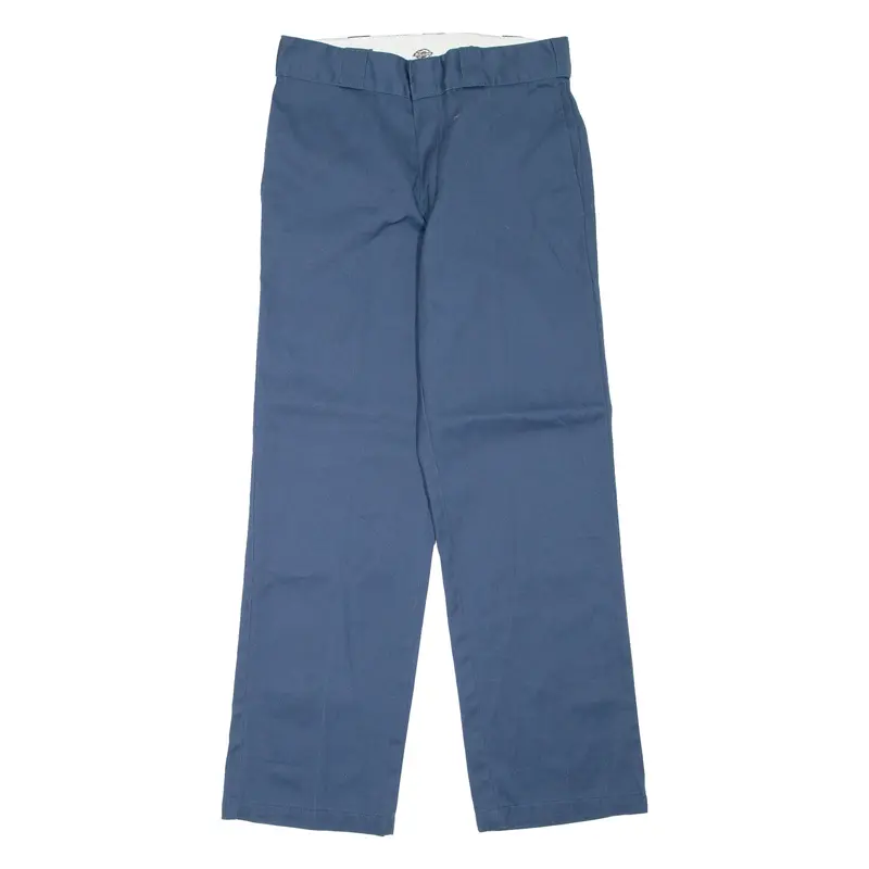 DICKIES 874 Workwear Mens Trousers Blue Regular Straight W30 L30