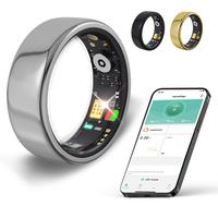 SIMSONLAB Smart Ring Fitness Tracker, 1 Count IP68 Waterproof Wireless Connectivity Multifunctional Smart Ring, Multifuncti...