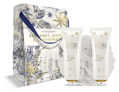 The Luxury Bathing Company Set Per La Cura Del Corpo In Confezione Regalo Bergamotto, Zenzero E Citronella 3 Pezzi