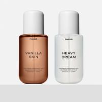 PHLUR Vanilla & Cream Body Mist Duo - Vanilla Skin & Heavy Cream Full Size Hair & Body Fragrance Mist Set (2 x 8 fl oz)